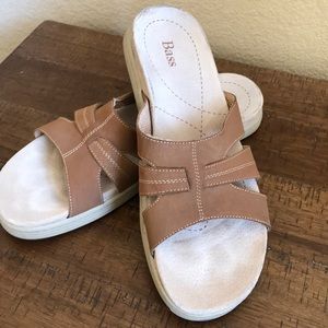 Bass leather sandals